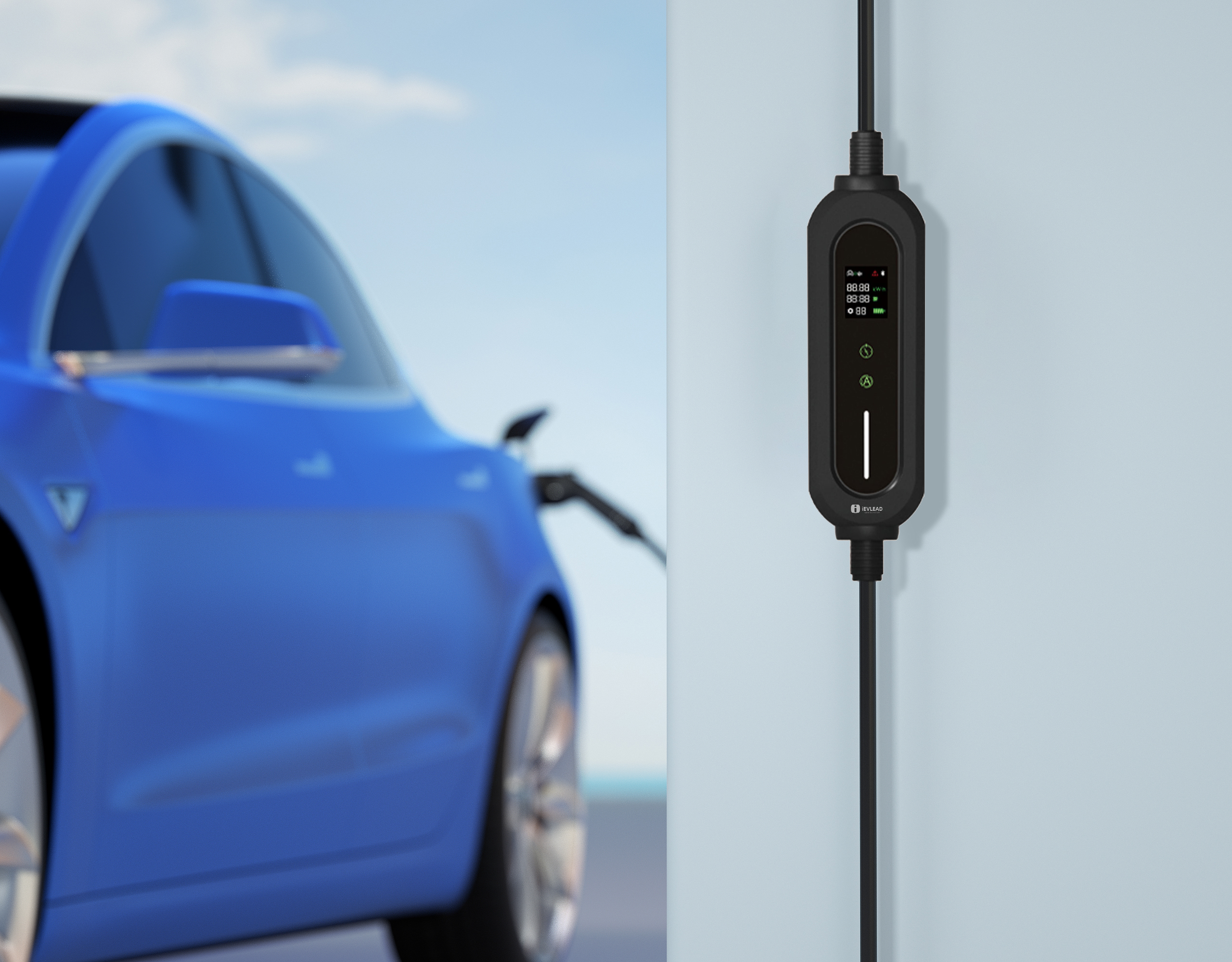 3.0KW Electric Vehicle Portable AC Charger