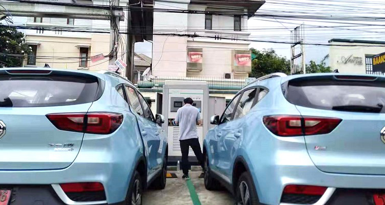 electric car charger station